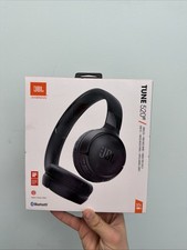 JBL Tune 520BT Bluetooth Wireless Bass Sound On-Ear Headphones - Black - New