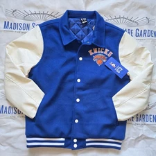 Ultra Game NY Knicks Varsity Jacket (Medium) NBA Basketball