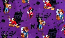 Disney Halloween MINI Table Runner 8”x20”. Handmade. Reversible
