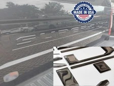 COMPATIBLE WITH 2020 21 22 3D CHROME MIRROR DOMED RAISED TAILGATE LETTERS DECALS