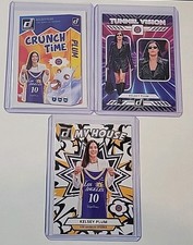 2025 Donruss WNBA Kelsy Plum 3 Card Lot. Los Angeles Sparks