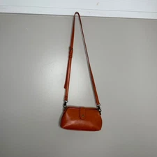 Chic Orange Crossbody Bag Small Clutch Shoulder Bag Women's Fashion Accessory