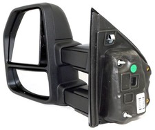 Espejo retrovisor telescópico izquierdo genuino OEM FL3Z17683AB Ford F150 remolque manual F150