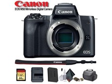 Canon EOS M50 Mirrorless Digital Camera Intl Model 2680C001 Starter Bundle