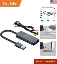 High-Quality USB Video Capture Card - Capture  Convert VHS to Digital 1080p