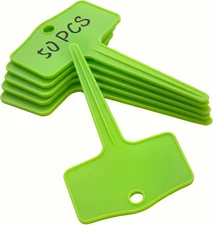 50Pcs Plastic Plant T-Type Labels Garden Stake Markers Waterproof Plant Tags for