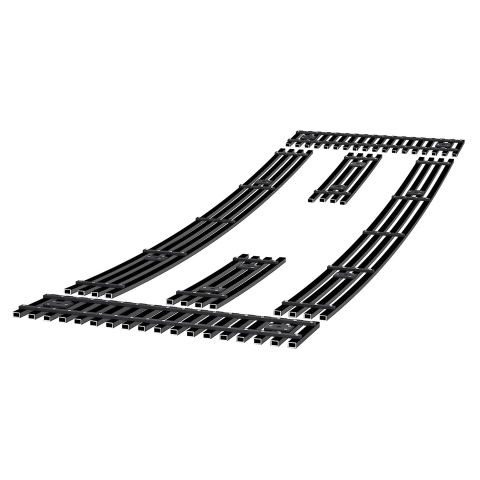 Se adapta a Ford Econoline/Series 2008-2014 principal de acero inoxidable negro billet rejilla inserto Foto 2 de 4