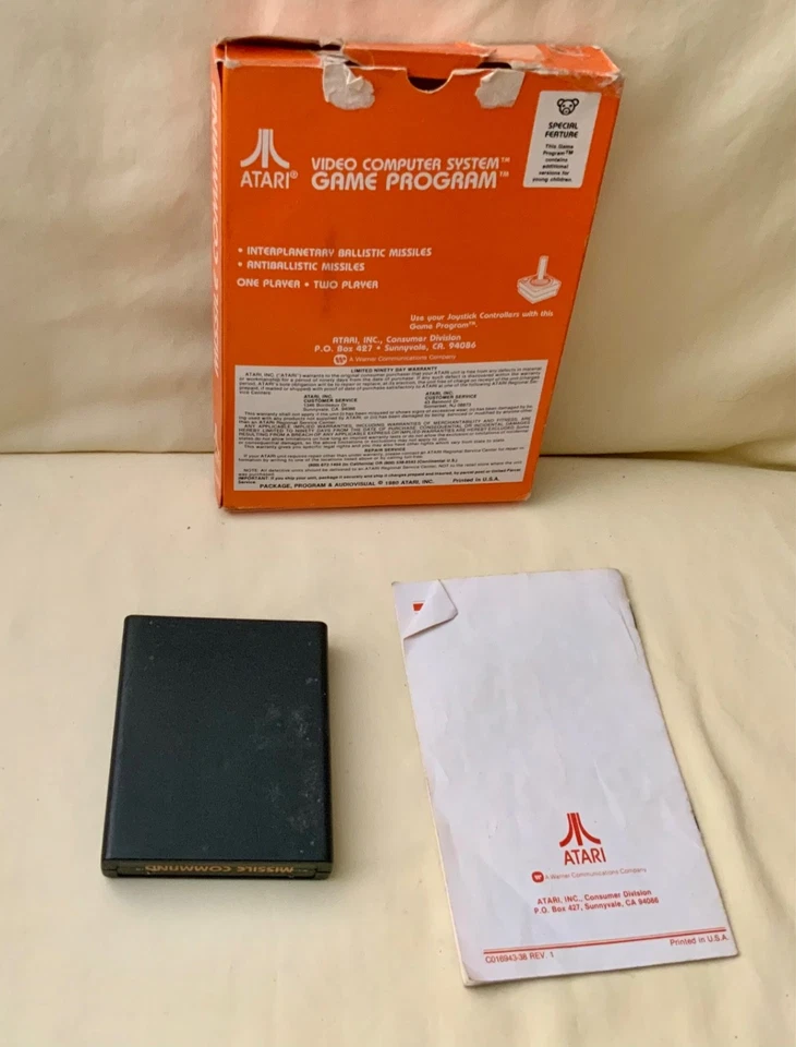 ATARI 2600 Missile Command (CX2638) - 1980 - Tested - See Description - Image 2 of 4