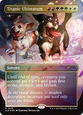 MTG English Titanic Ultimatum (1923) (Rainbow Foil) NM Foil Secret Lair