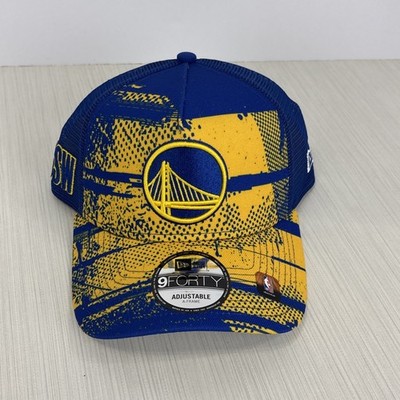 Golden State Warriors New Era 9FORTY A-Frame OTC NBA 24 Tip Off Hat Blue NEW