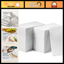 Soft Absorbent Disposable Guest Towels - 12"x17" Cloth-Like Napkins, 200 Pack