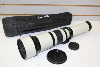 Opteka  LR 1300HD 650-1300mm Telephoto Zoom Lens With Case FREE SHIPPING
