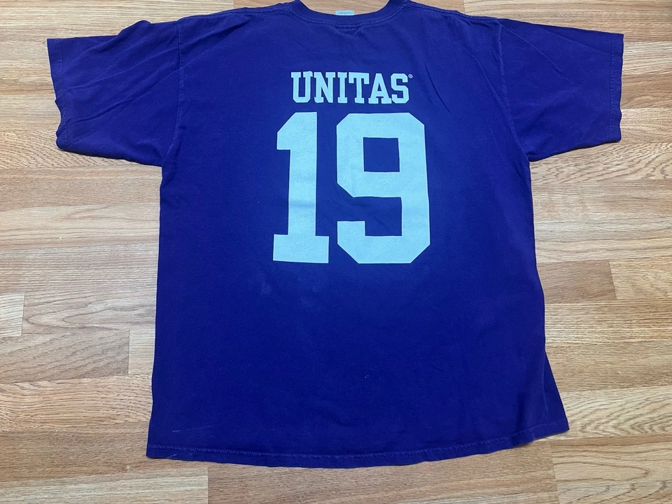 Camisa 2006 Baltimore Ravens Indianapolis Colts Johnny Unitas Beat Indy Talla XL Foto 4 de 4