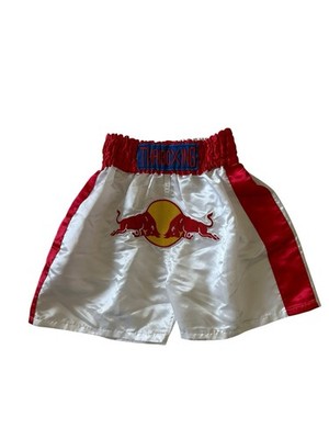Thai Boxing Mui Thai Kick Boxing Shorts White Boys Size S