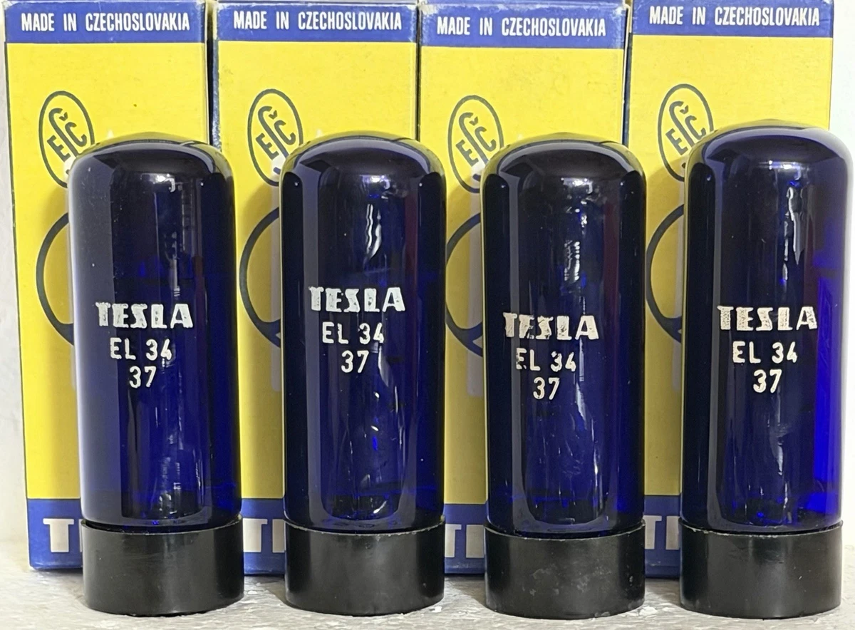 TESLA EL34 真空管、ジャンク ４セット同ロット Tesla El34 for sale - eBay