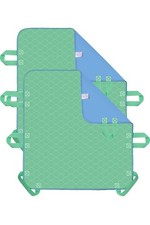 2 Pack Bed Pads for Incontinence Washable Positioning Bed Pad with Handles, R...