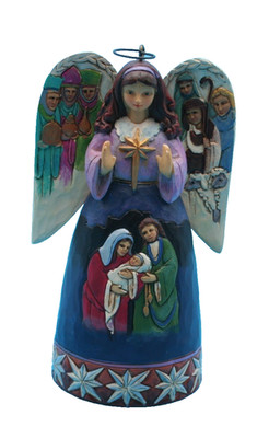 Lord At Thy Birth Nativity Angel 4-1/2'' Ornament Jim Shore