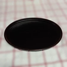 Lacquerware Tame-nuri Oval Tray 33cm Echizen-lacquer Used