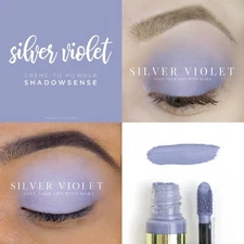 NEW ShadowSense By SeneGence Long Lasting Eyeshadow Sealed SILVER VIOLET