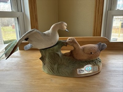 Vintage Jim Beam 1988 Ducks Unlimited Male &Female Gadwall Duck
