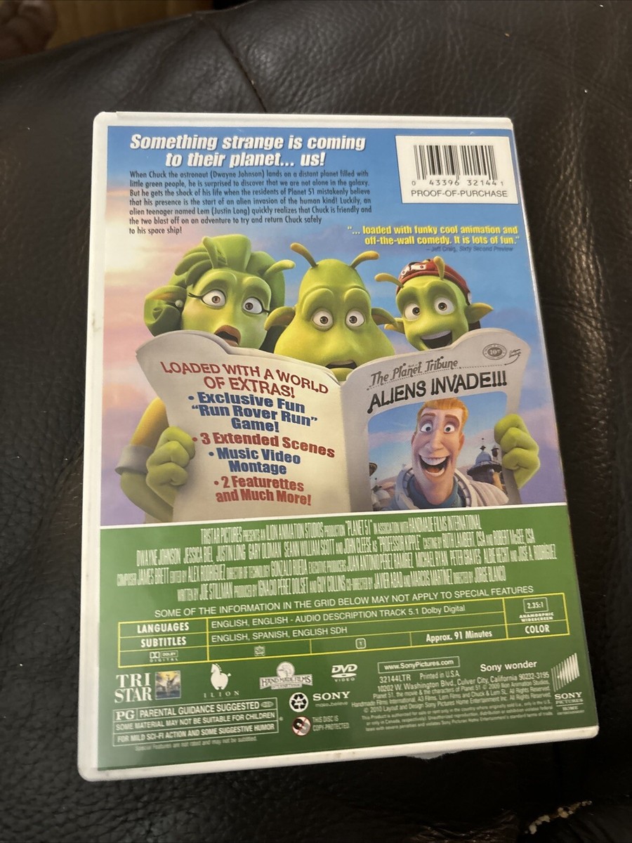 Planet 51 - (DVD) DISC ONLY listing. DVD is in GOOD condition