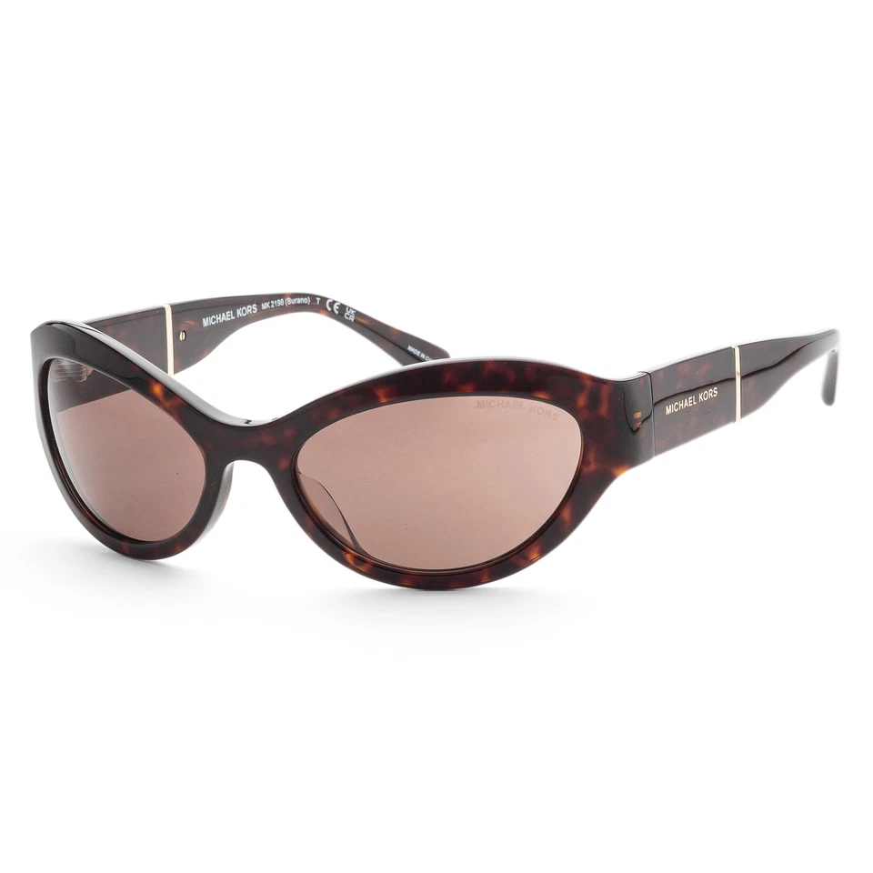 Gafas de sol para mujer Michael Kors Burano 59 mm tortuga oscura MK2198-300673-59