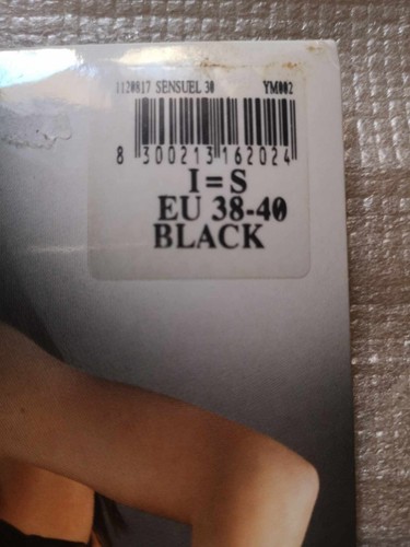 COLLANT OROBLU SENSUEL 30 NERO 1ª-S 38-40 - Foto 5 di 5