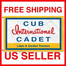Cub Cadet Tractor 3x5 FT Banner Flag Lawn & Garden Tractor Fast FREE Shipping