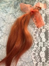Mohair "Tobacco"- 10 g Straight -6 to 8 " IN STOCK - FAST SHIP USA