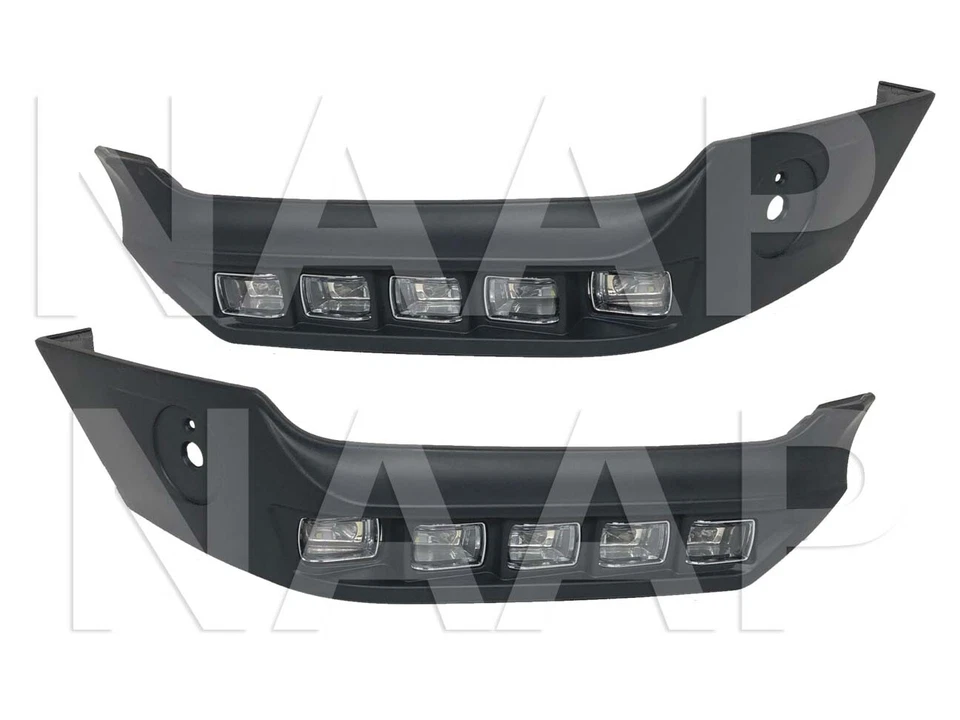 G63 G65 AMG para-choque dianteiro lábio inferior led spoiler asa 6x6 classe G estilo Brabus - Imagem 2 de 4