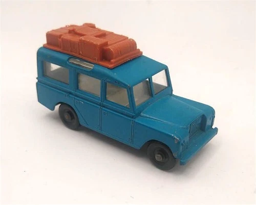 Matchbox Series No. 12 Blue Land Rover Safari Car by Lesney in England NICE!!!