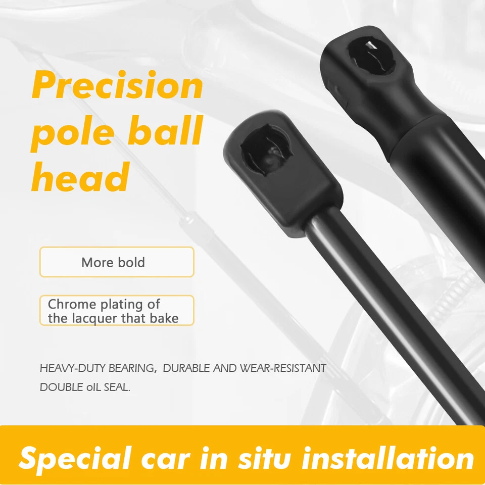 Amortiguadores de soporte de elevación del capó delantero de 2 piezas puntales 6303 para Dodge Challenger 2005-2010 Foto 2 de 4