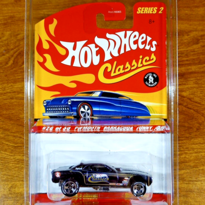 HotWheels Plymouth Barracuda スネーク　ファニーカー Hot Wheels Classics Series 2 Plymouth Barracuda Funny Car Purple