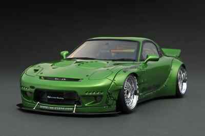 RARE* Ignition Model 1/18 Rocket Bunny Mazda RX-7 FD3S Green