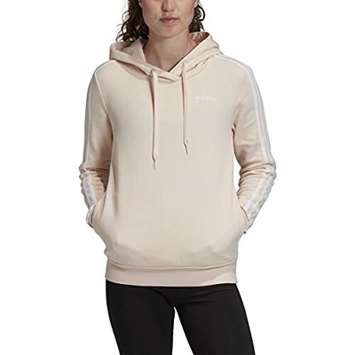adidas Essentials 3-Stripes Cropped Hoodie - White | adidas US