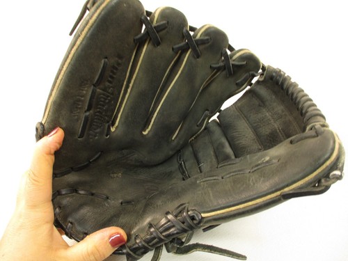 Nike Pro Traditions Baseball Mitt Glove 1201 12 in Black RH Thrower - Picture 5 of 8
