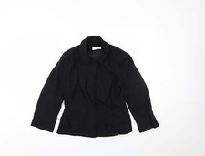 D Uniforms Womens Black Jacket Size 12 Zip