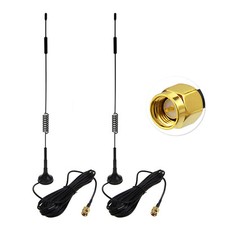 2x 4G LTE Antenna 7dBi Magnetic Base MIMO SMA Antenna for Huawei Netgear TP-Link