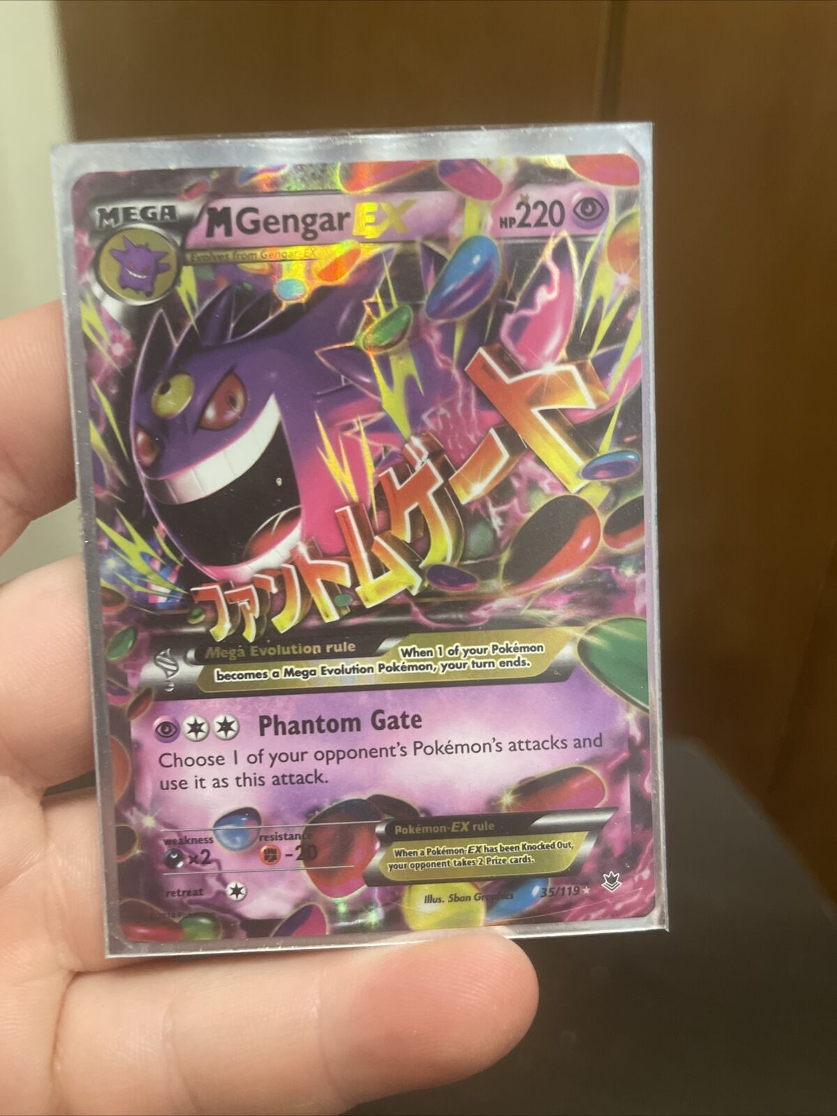 M Gengar-EX (Phantom Forces 35/119) – TCG Collector