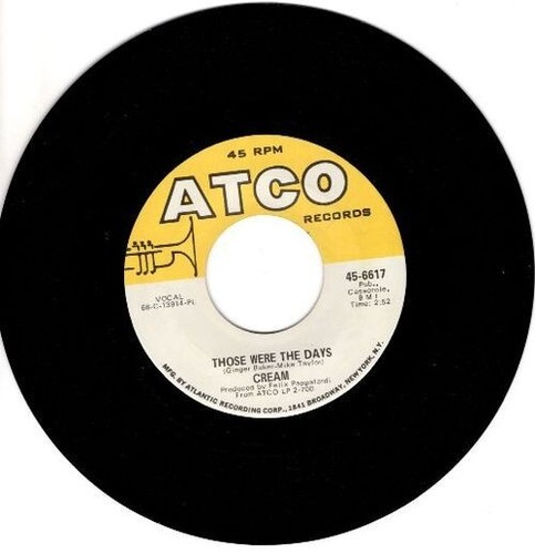 Cream – White Room / Those Were The Days 7" 45 RPM Single - Picture 2 of 24