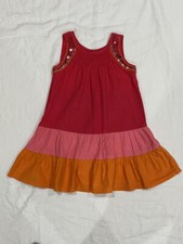 Crazy 8 2013 Pretty Paradise Sequin Colorblock Dress Girls Size Small 5-6