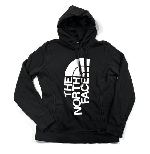 The North Face Trivert Hoodie Womens Medium Black Pullover Cotton Blend - 第 1/6 張圖片