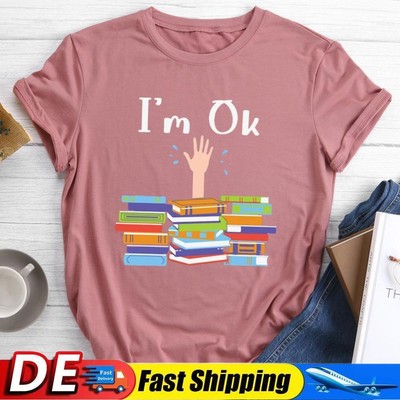  ICH BIN OK -T-Shirt mit Rundhalsausschnitt