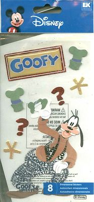 GOOFY Disney Dog Questions Confused Getting Mickey Mouse stickers
