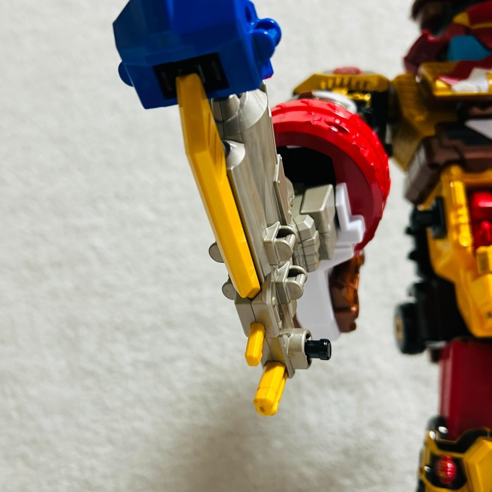 Figurine Megazord Power Rangers Ninja Steel - Série Ninninger Bandai Japon - Occasion Complète (petites Rayures)