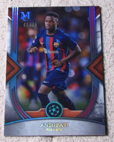 201 ANSU FATI FC BARCELONE BLAUGRANA TOPPS FOOTBALL CHAMPIONS LEAGUE