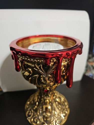 Bath & Body Works Chalice Cup 3 Wick Candle Holder 2023 Halloween New - Picture 3 of 4