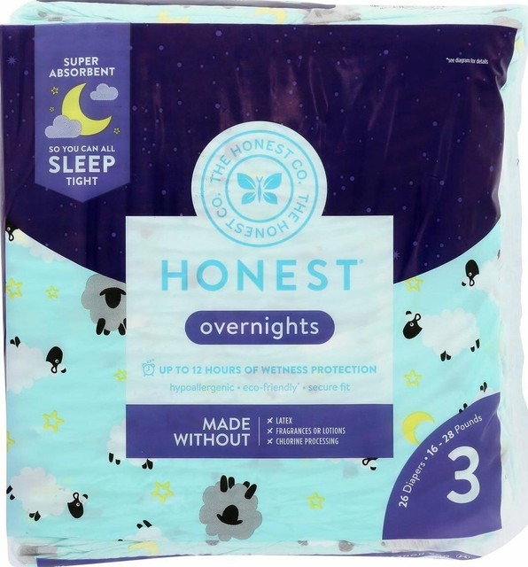 honest overnight diapers size 7