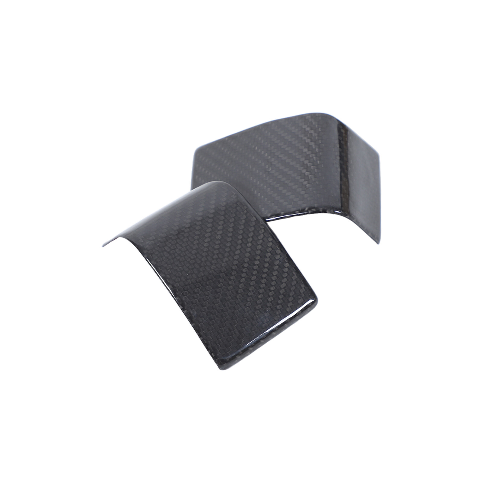Real Carbon Fiber Window Back Lift Lock Cover Trim For Lotus Emira 2023-25 US