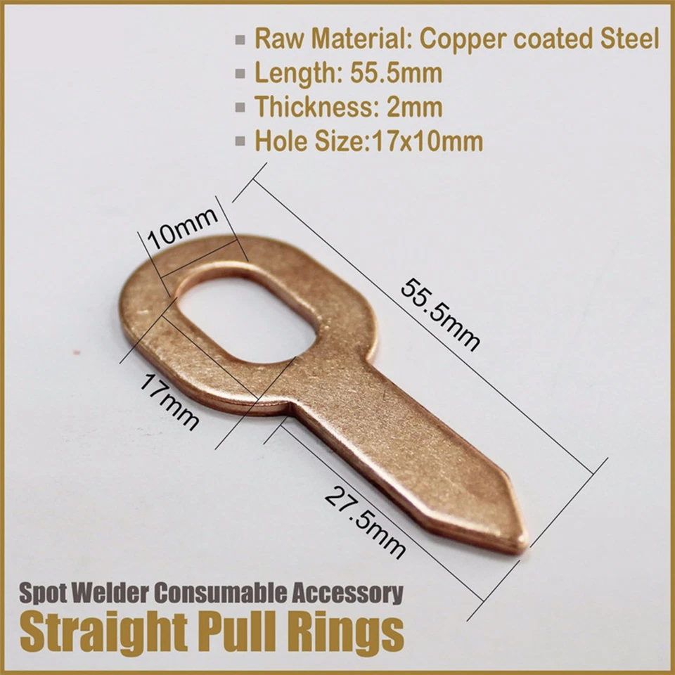 50 piezas OT Anillos de tracción rectos Coche Reparación de abolladuras Punto Soldador Accesorio consumible Foto 4 de 4